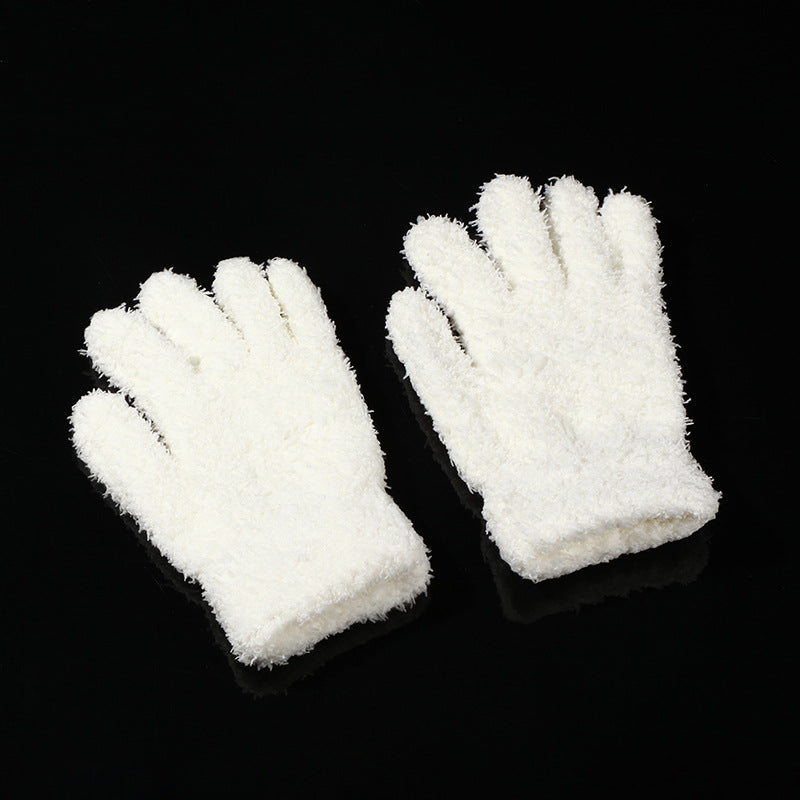 Guantes de Lana Manualidades Plato Nogal