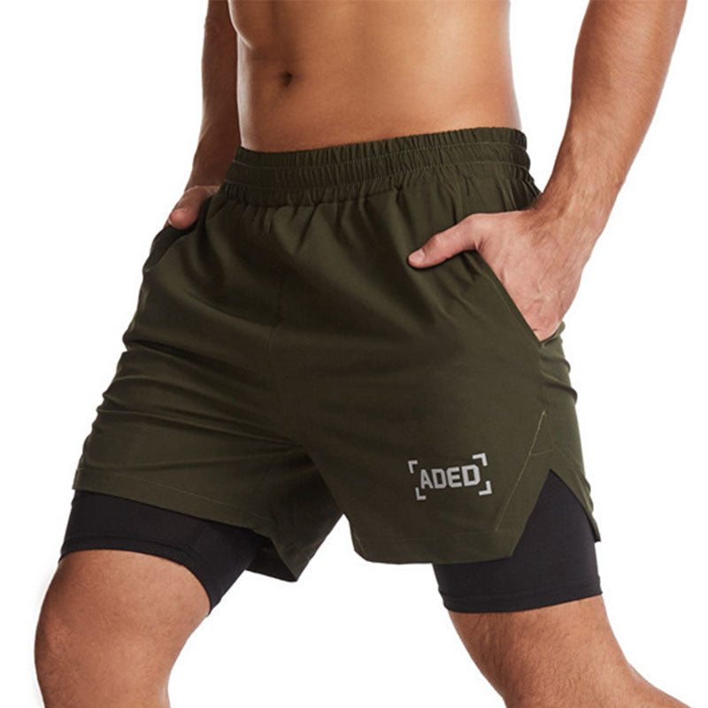 Shorts esportivos Crazy Muscle Casual Woven de secagem rápida