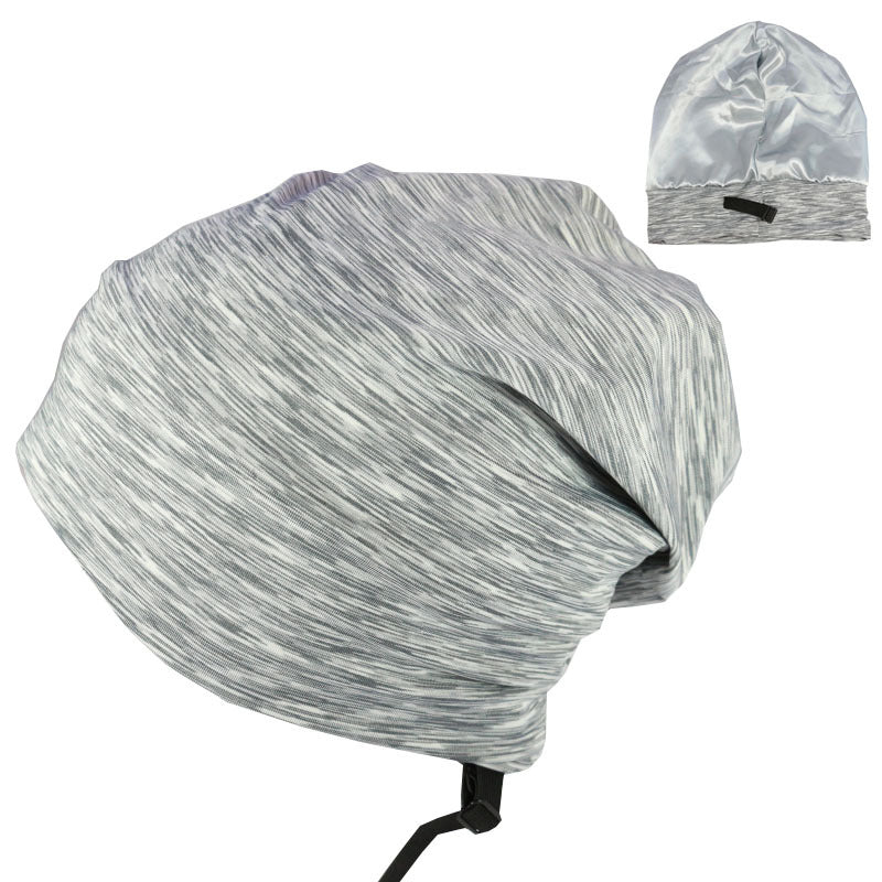 Gorro de dormir de satén de doble capa para hombre