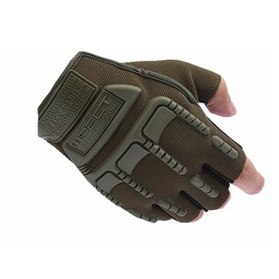 Guantes de medio dedo para entrenamiento de combate al aire libre antideslizantes SEAL Free Soldier