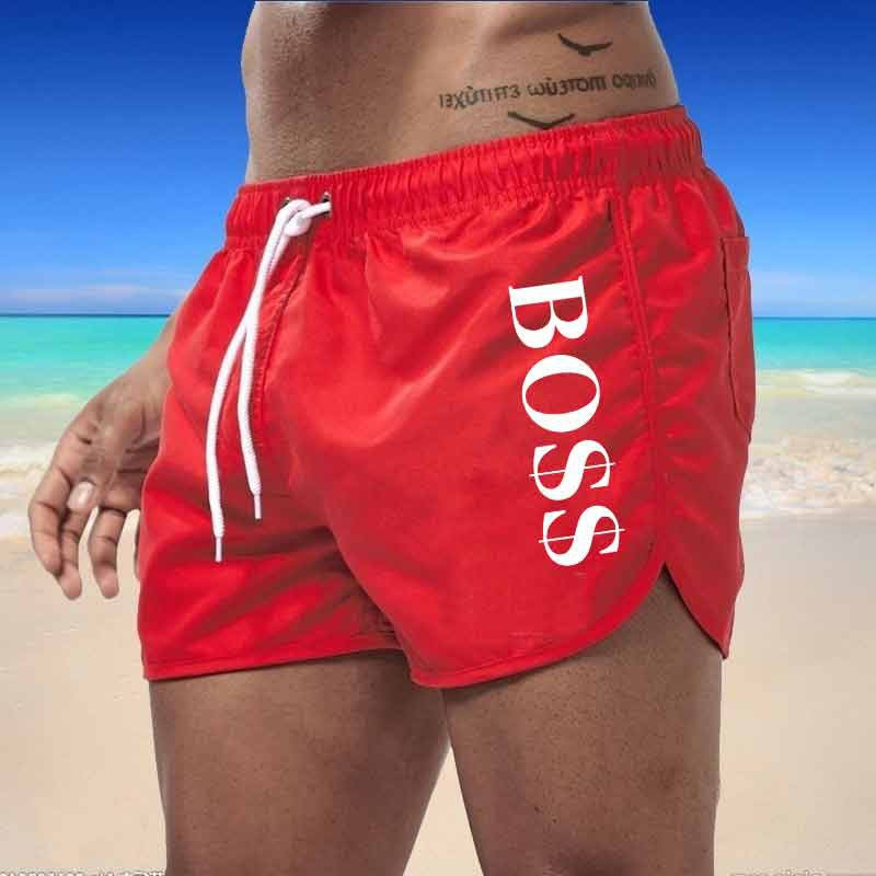 Pantalones cortos deportivos de playa multicolores de moda para hombre