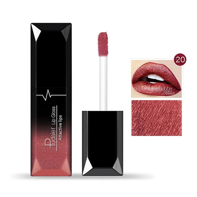 Maquillaje mate brillo labial lápiz labial