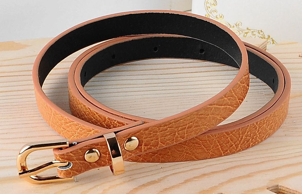 Ladies PU leather belt