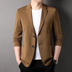 Blazer de negócios leve e moderno masculino