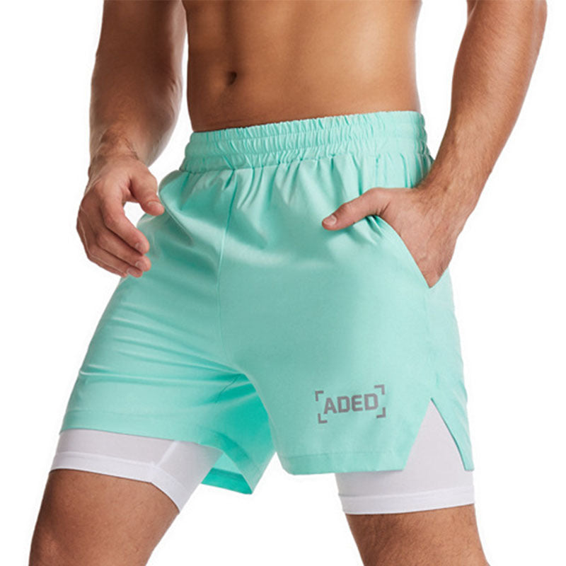 Shorts esportivos Crazy Muscle Casual Woven de secagem rápida