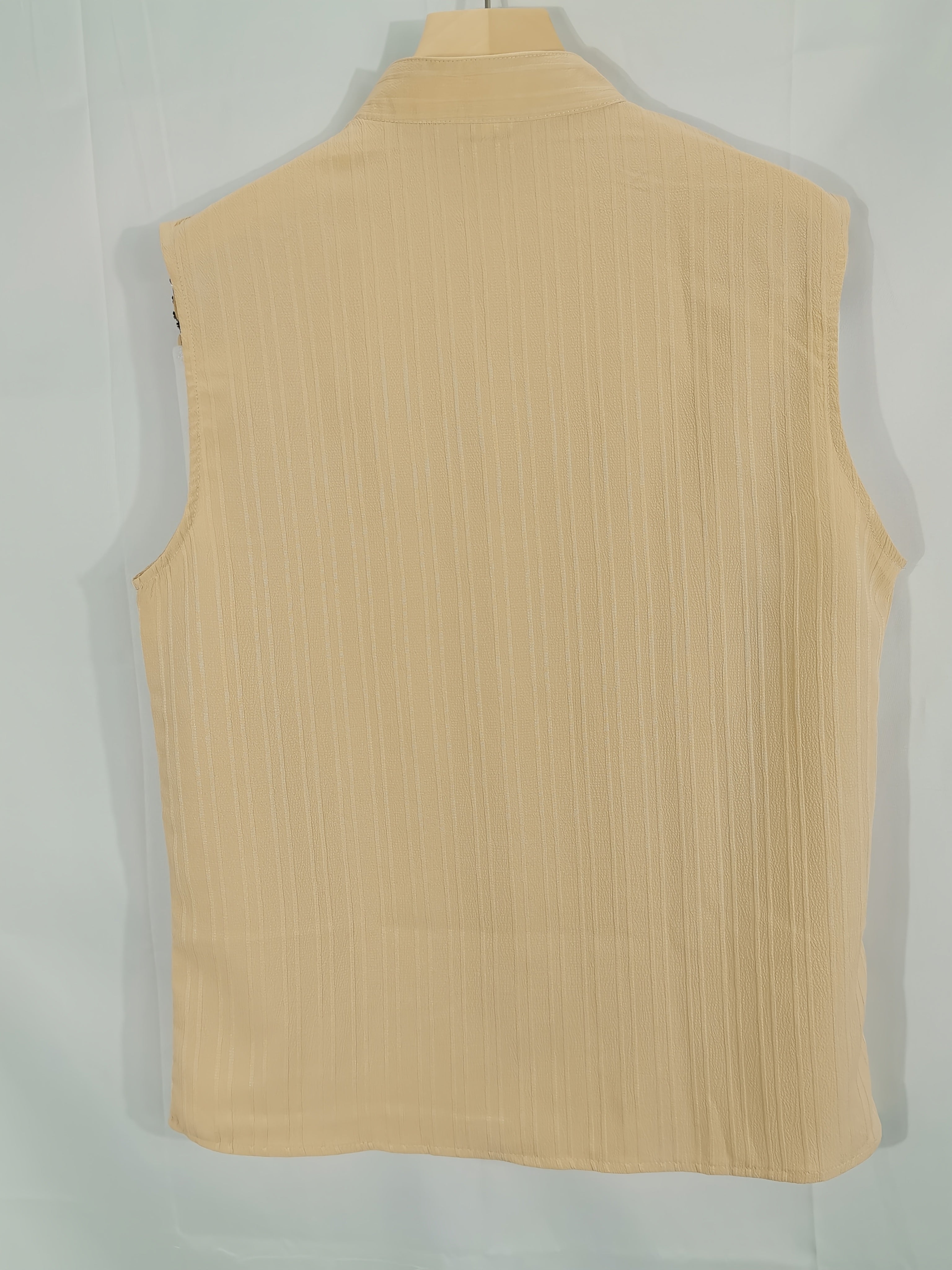 New Summer Men's Shirt Casual Henley Neck Sleeveless Top Shorts Beach Set