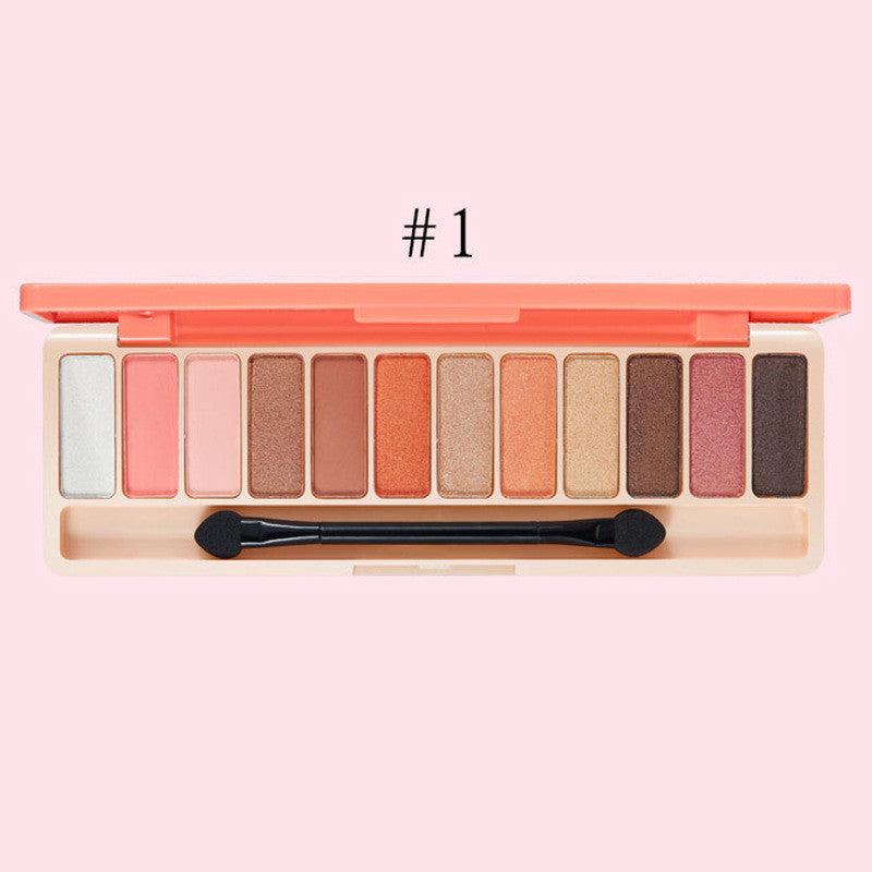 Paleta de sombras de ojos de 12 colores para principiantes Maquillaje nude