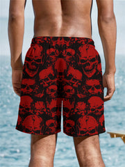 Own the waves – bold skull print swim shorts made for beach days and chill vibes.