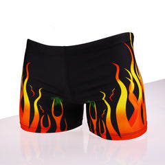 Calção de banho masculino boxer plus size