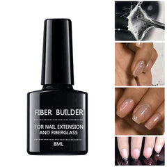 Gel de uñas Fiber Bulider, reparación rápida de uñas rotas, gel UV Soak Off