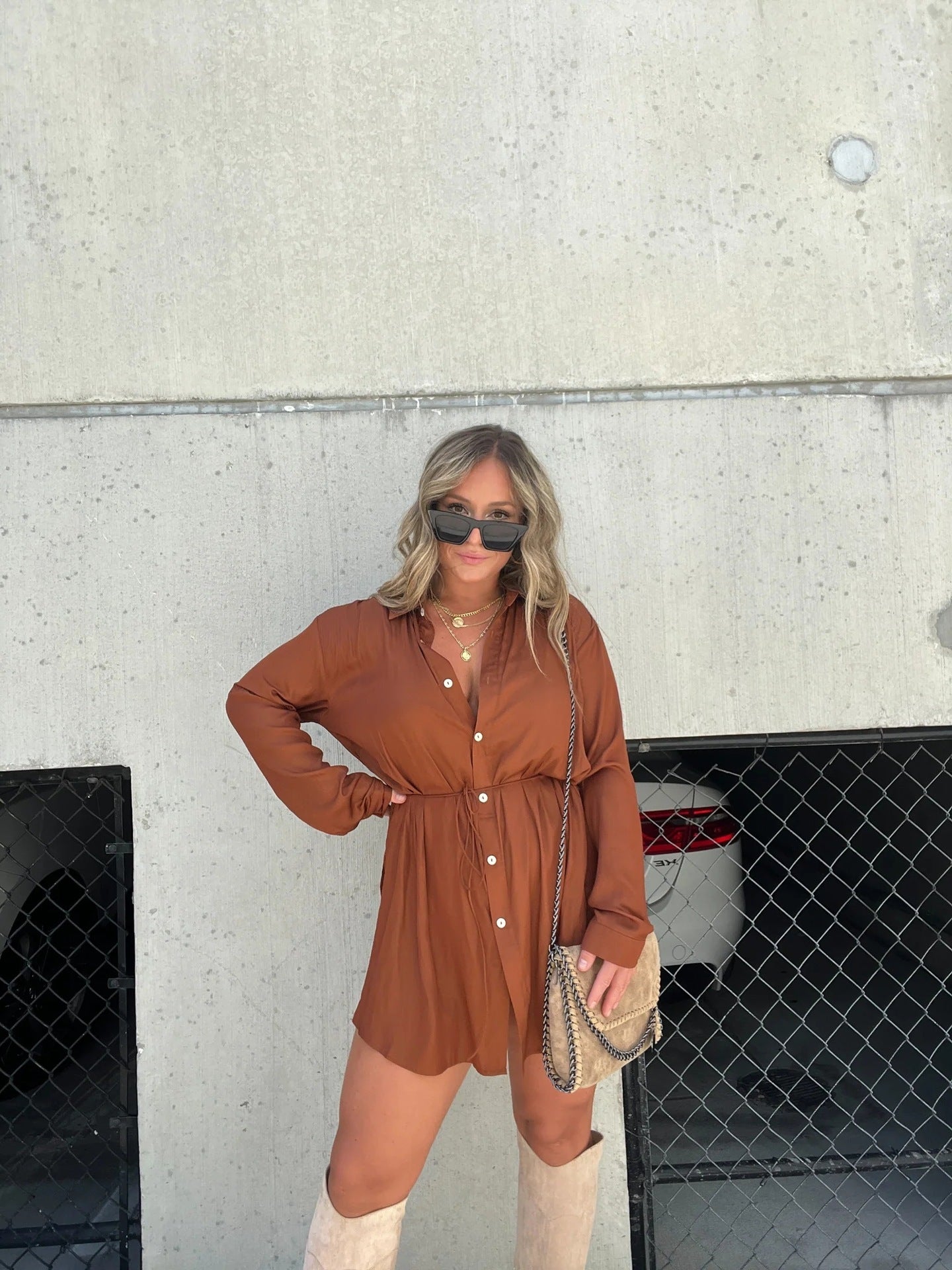 Women's long sleeve jumpsuit