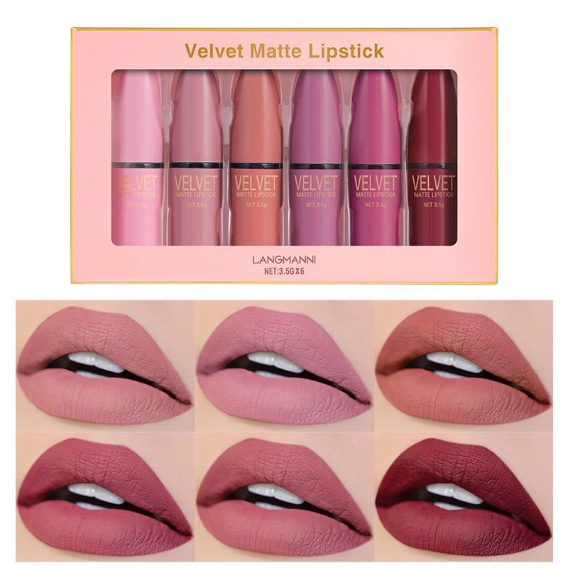 Conjunto de batons Bullet Matte Matte à prova d'água