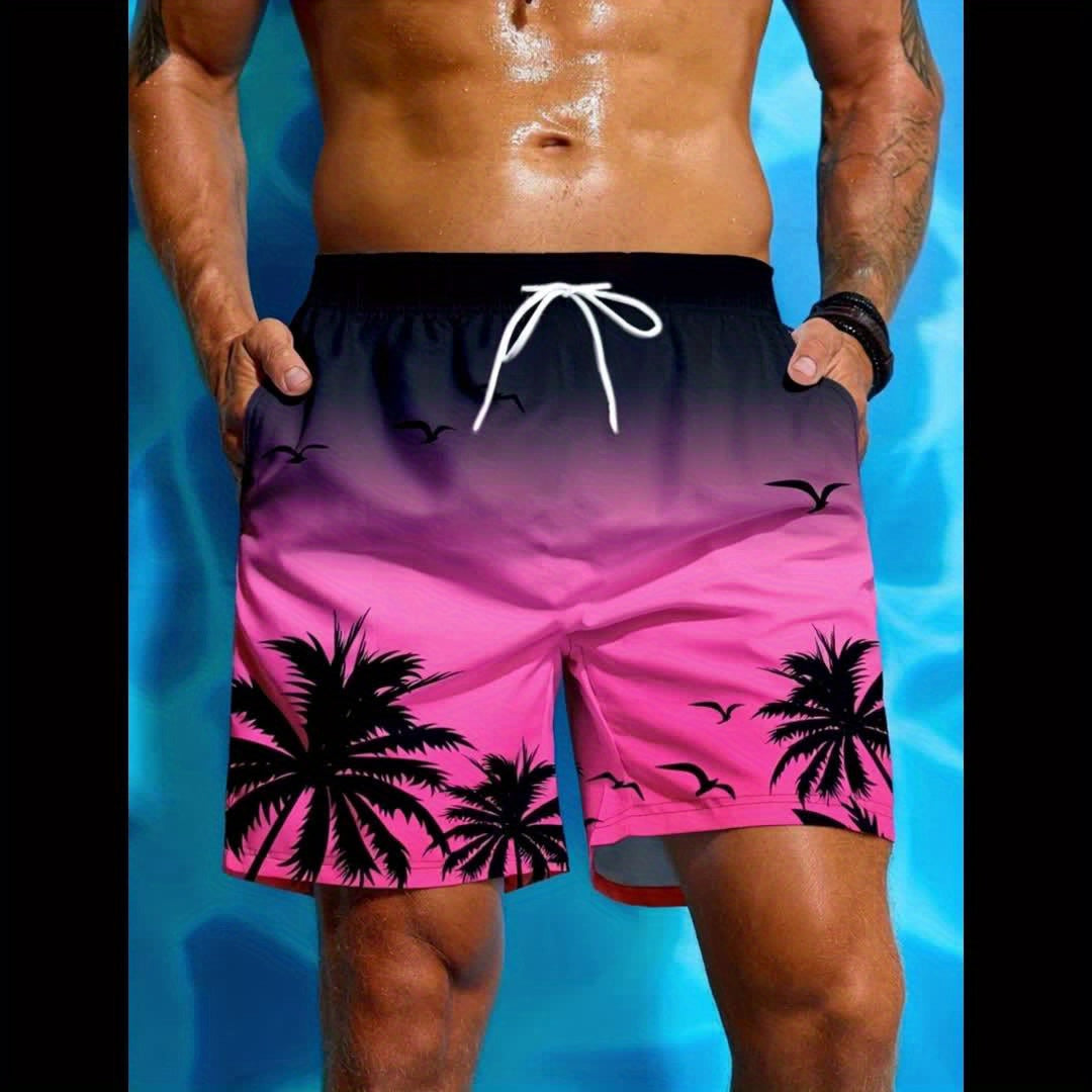 Vacation mode: ON – tropical palm shorts that bring the island vibe wherever you go.