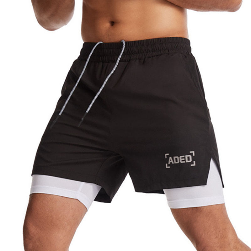 Shorts esportivos Crazy Muscle Casual Woven de secagem rápida