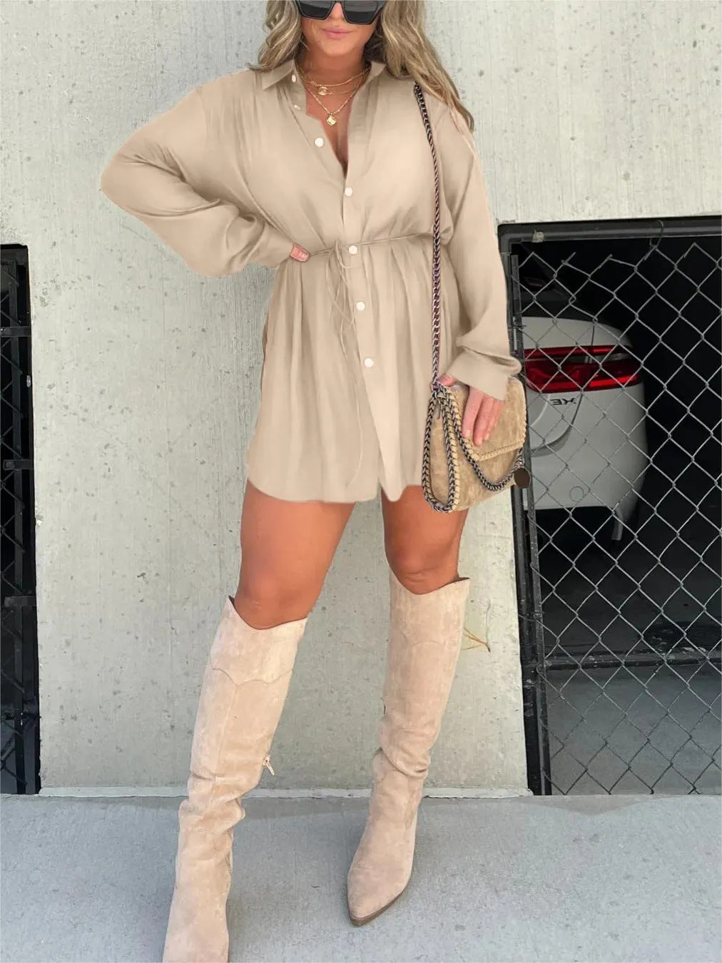 Women's long sleeve jumpsuit