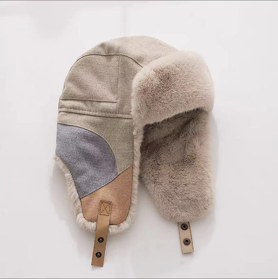 Ushanka - Gorro de equitación unisex resistente al frío con forro polar cálido