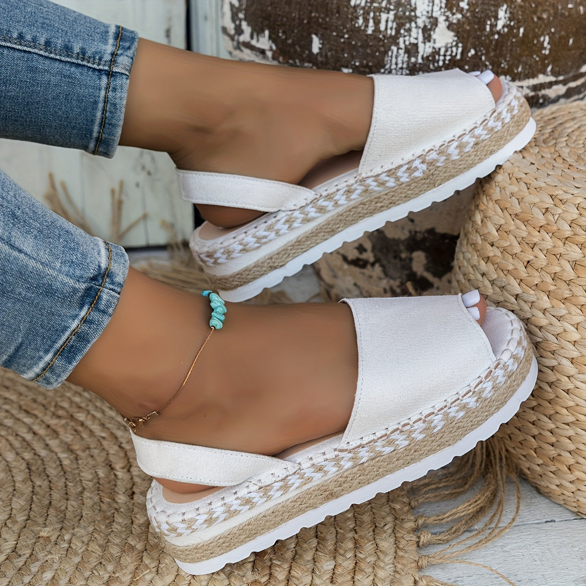 Women's espadrille platform sandals – comfy, casual, and perfect for summer wear