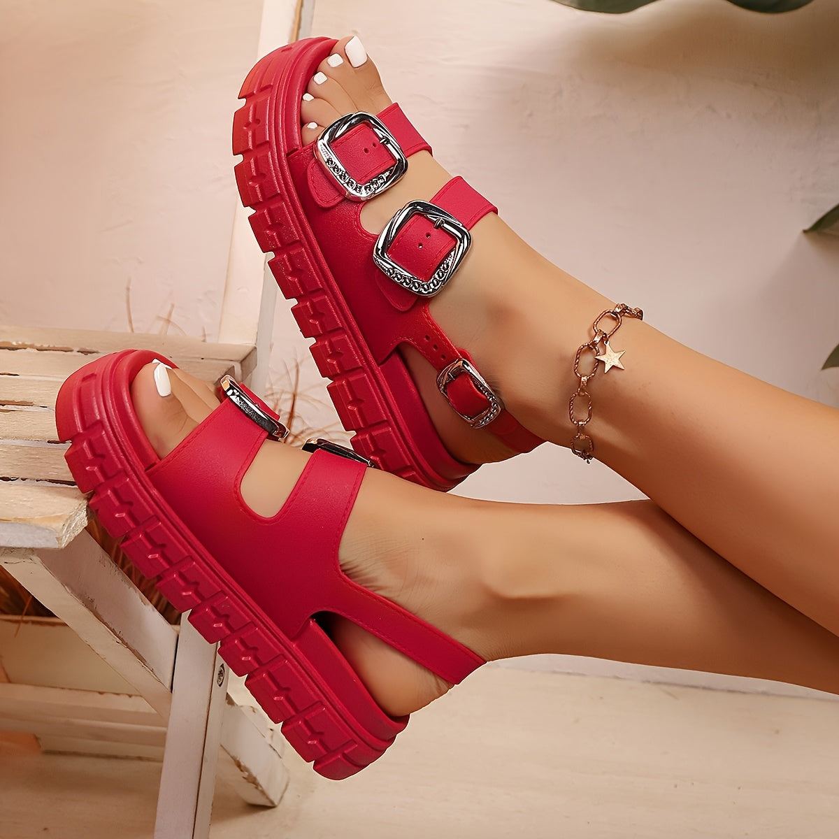 Boho-style women’s sandals – comfy, trendy, perfect for beach or everyday wear