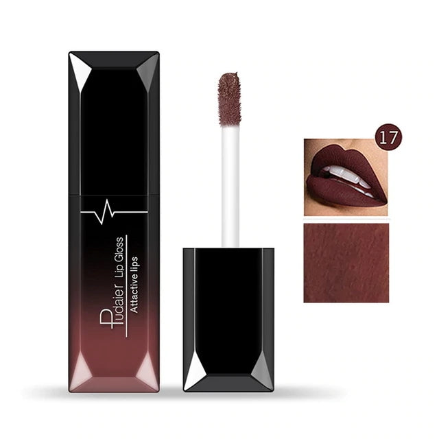 Maquillaje mate brillo labial lápiz labial