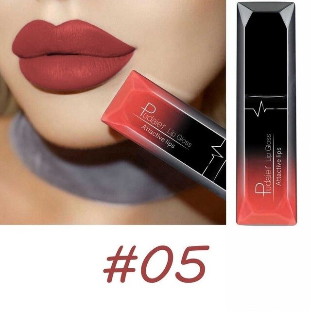 Maquillaje mate brillo labial lápiz labial