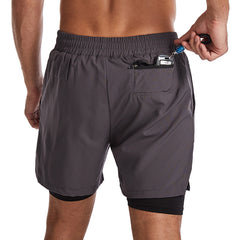 Shorts esportivos Crazy Muscle Casual Woven de secagem rápida