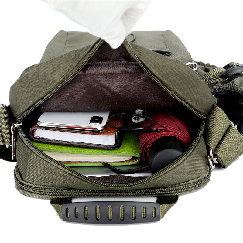 Men's Nylon Large Capacity Shoulder Messenger Bag