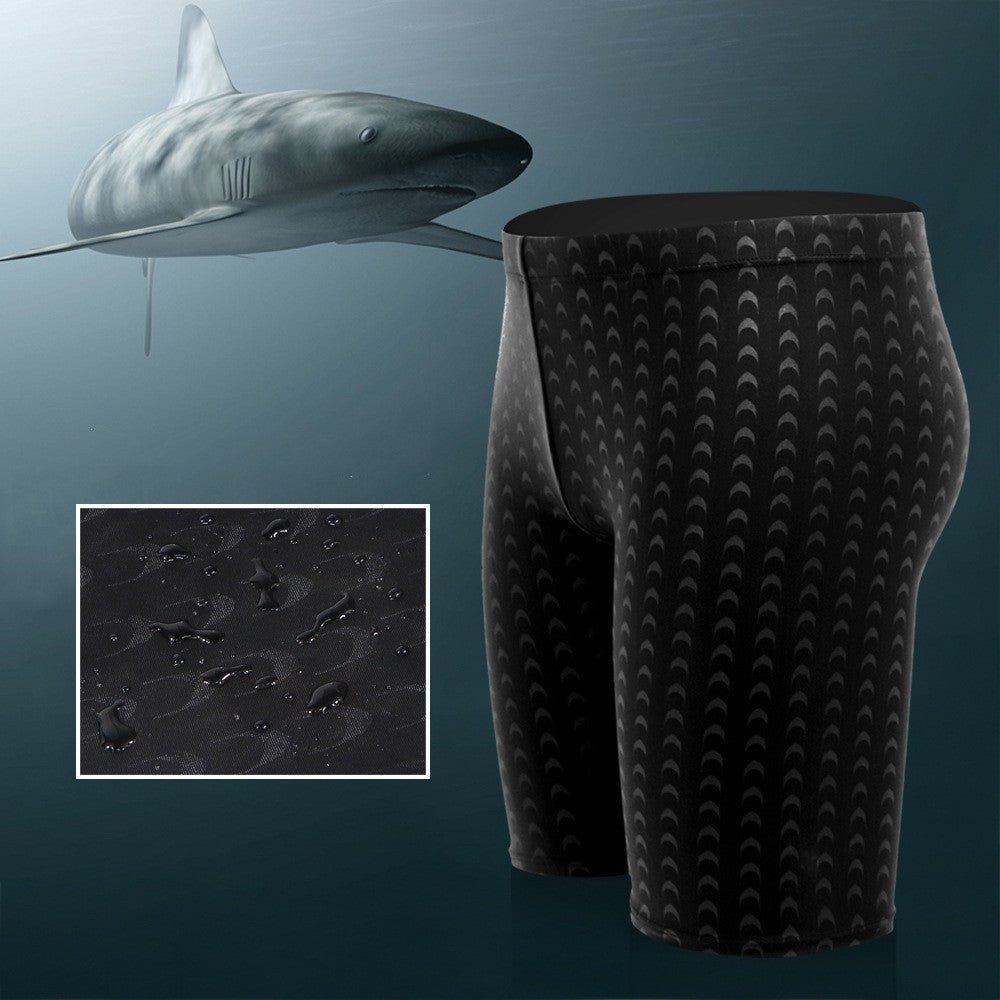 Men's Swimming Trunks Black Shark  Plus Size