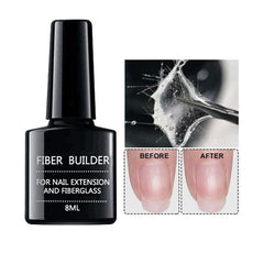 Gel de uñas Fiber Bulider, reparación rápida de uñas rotas, gel UV Soak Off