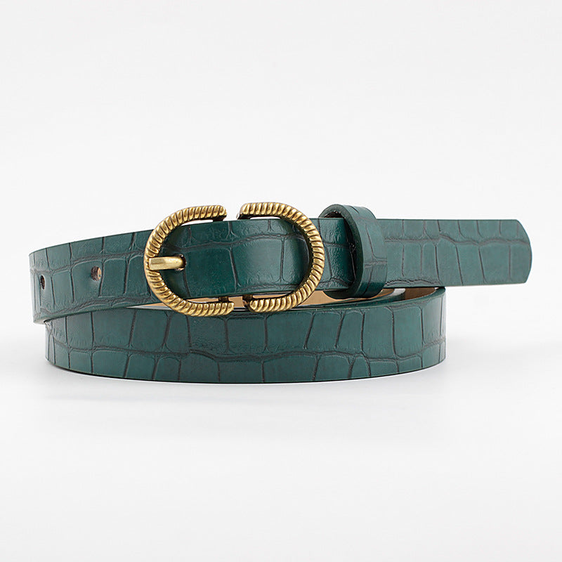 European and American personalized retro belt