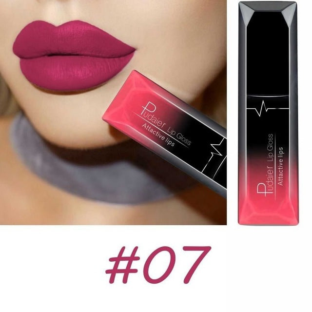 Maquillaje mate brillo labial lápiz labial