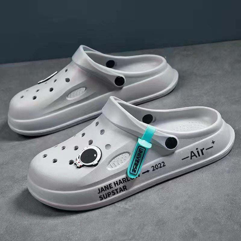 Zapatillas con decoración de astronauta, zapatos de verano para interior y exterior, para jardín