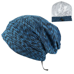 Gorro de dormir de satén de doble capa para hombre