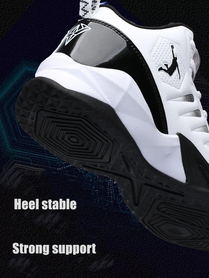 Men's Basketball Shoes Breathable Cushioning Non-Slip Wearable Sports Shoes Gym Training Athletic