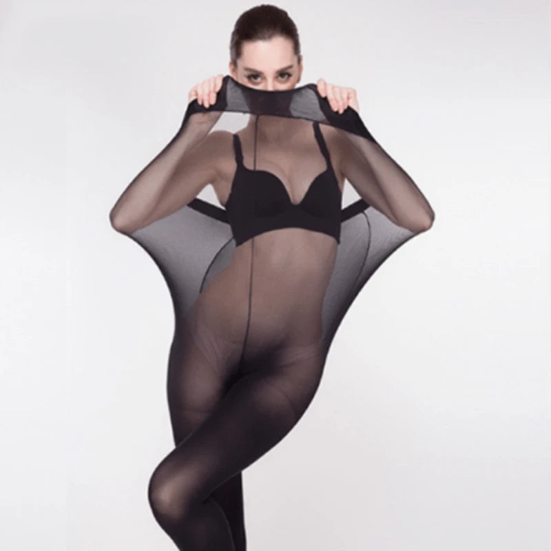 Plus Size Super Elastic Tights Women Stockings Body Shaper Pantyhose 30D Stocking Tight Sexy Hosiery Underwear