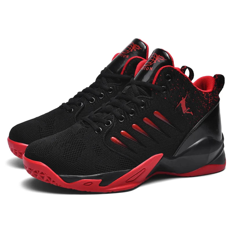 Men's Basketball Shoes Breathable Cushioning Non-Slip Wearable Sports Shoes Gym Training Athletic