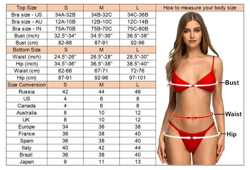 Three-Piece Swimsuit with Skirt — Wrinkled, Cut-Out Bikini Set.