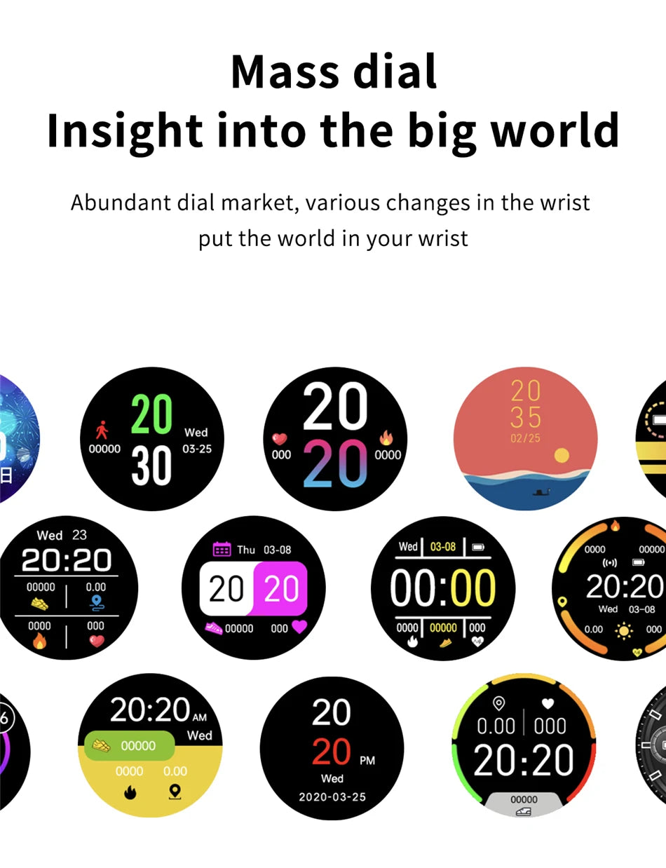 2025 Original For Xiaomi factory SmartWatch Women Men Full Touch Screen Bluetooth 5.2 Call Waterproof GPS Sports Fitness Tracker