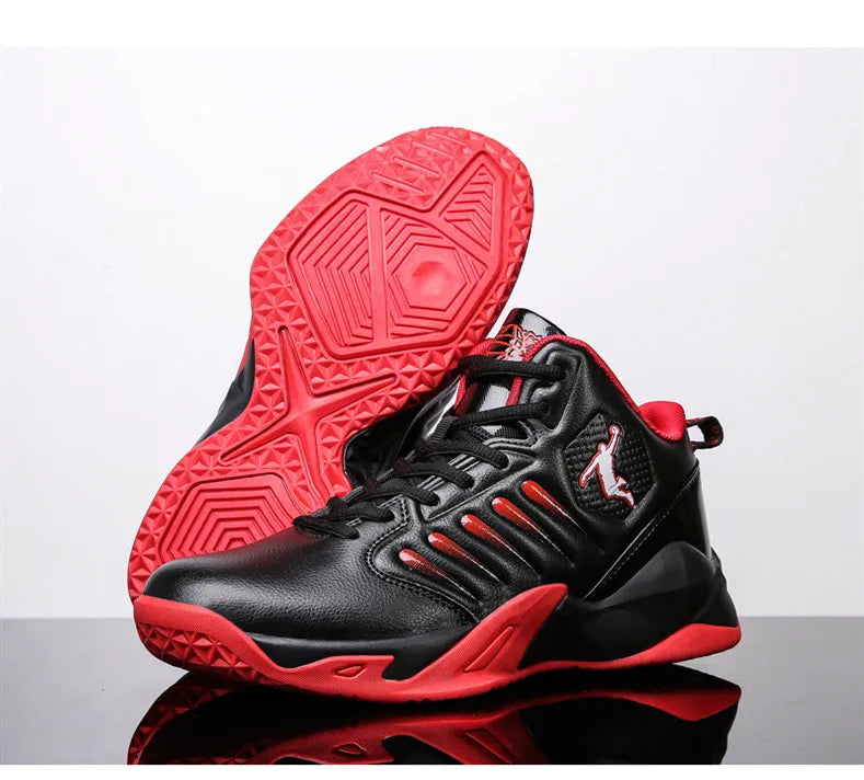 Men's Basketball Shoes Breathable Cushioning Non-Slip Wearable Sports Shoes Gym Training Athletic