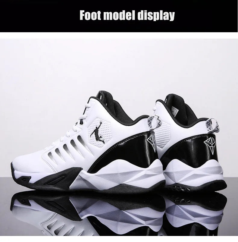 Men's Basketball Shoes Breathable Cushioning Non-Slip Wearable Sports Shoes Gym Training Athletic