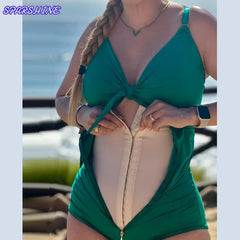 Shapewear Bodysuit | Triangle One-Piece with Tummy Control