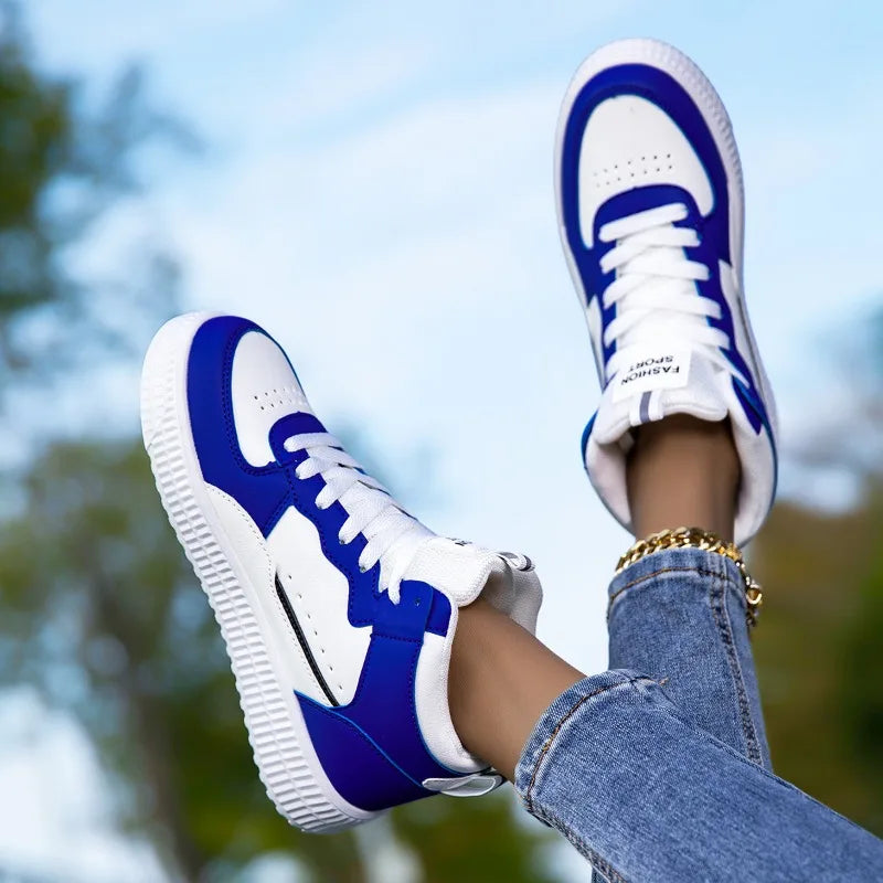 Women’s high-top sneakers, lightweight and durable. Sporty style.