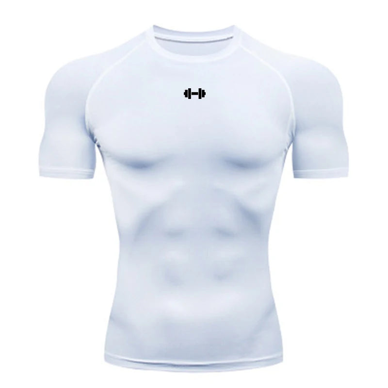 Sport Tops Tee Athletic Gym Workout Shirts Men