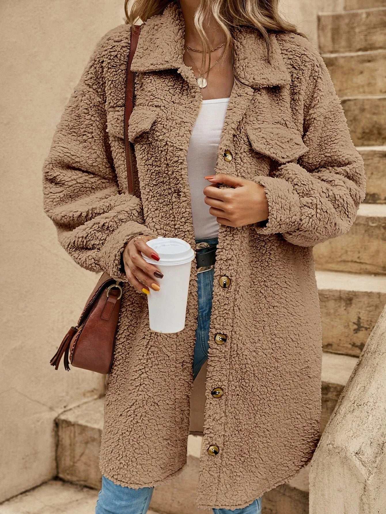 Vintage Loose Casual Jacket for Women – Autumn & Winte