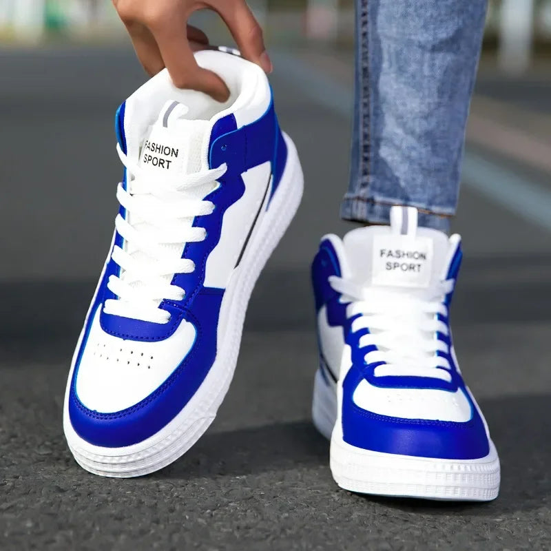 Women’s high-top sneakers, lightweight and durable. Sporty style.