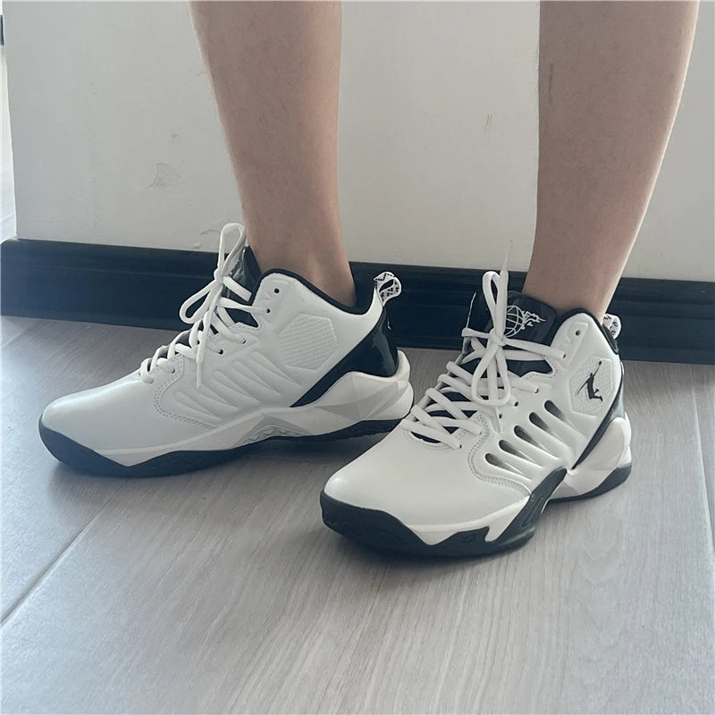 Men's Basketball Shoes Breathable Cushioning Non-Slip Wearable Sports Shoes Gym Training Athletic