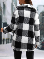 Teddy bear plush coat, perfect for autumn and winter.