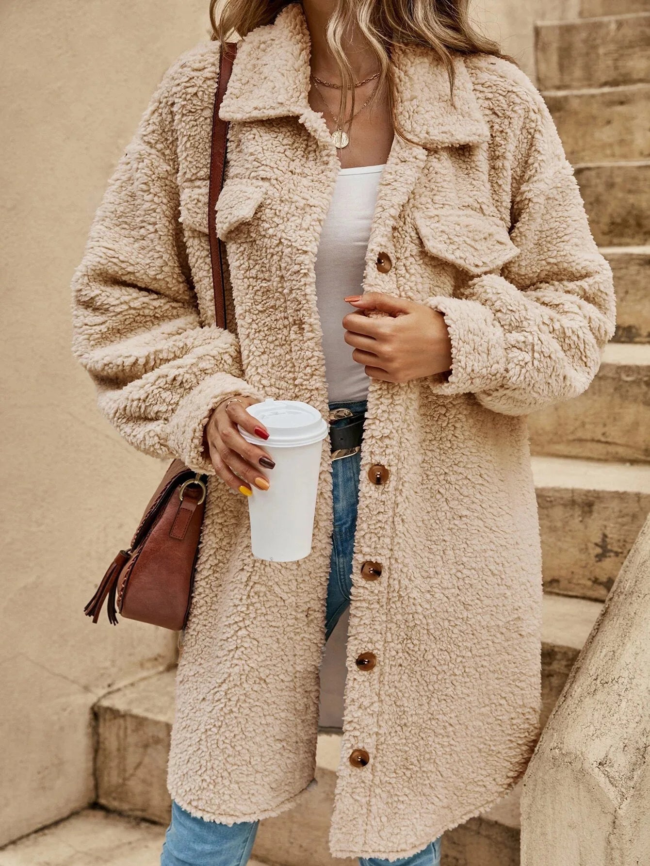 Vintage Loose Casual Jacket for Women – Autumn & Winte
