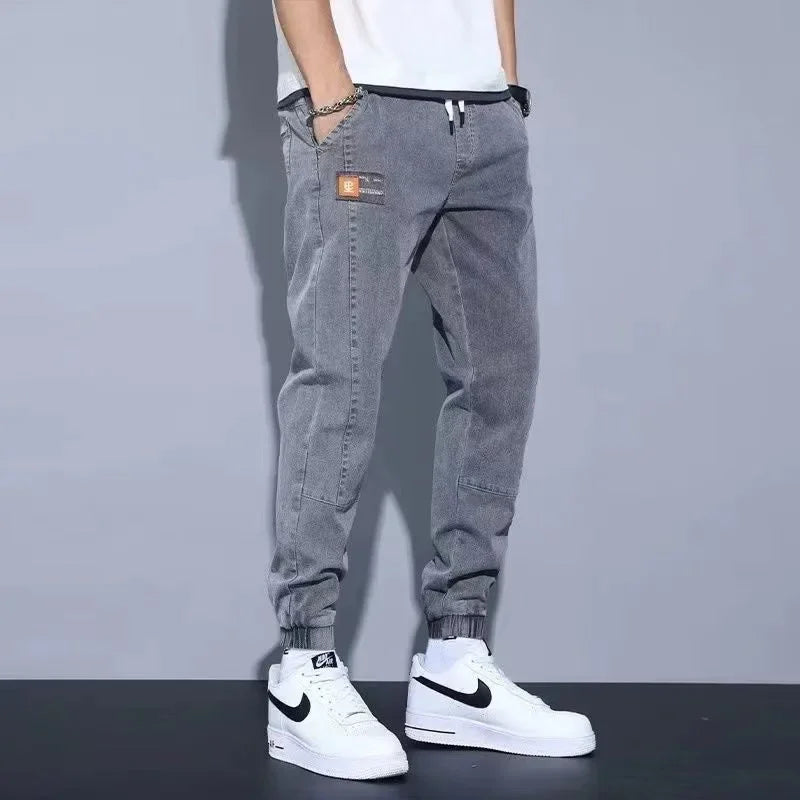 Men's Jeans Casual Trousers Spring Autumn 2024 Trendy Harem Student Versatile Style Comfortable Fit For All Occasions