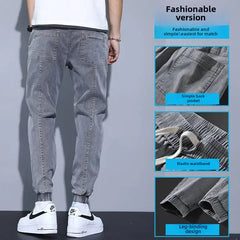 Men's Jeans Casual Trousers Spring Autumn 2024 Trendy Harem Student Versatile Style Comfortable Fit For All Occasions