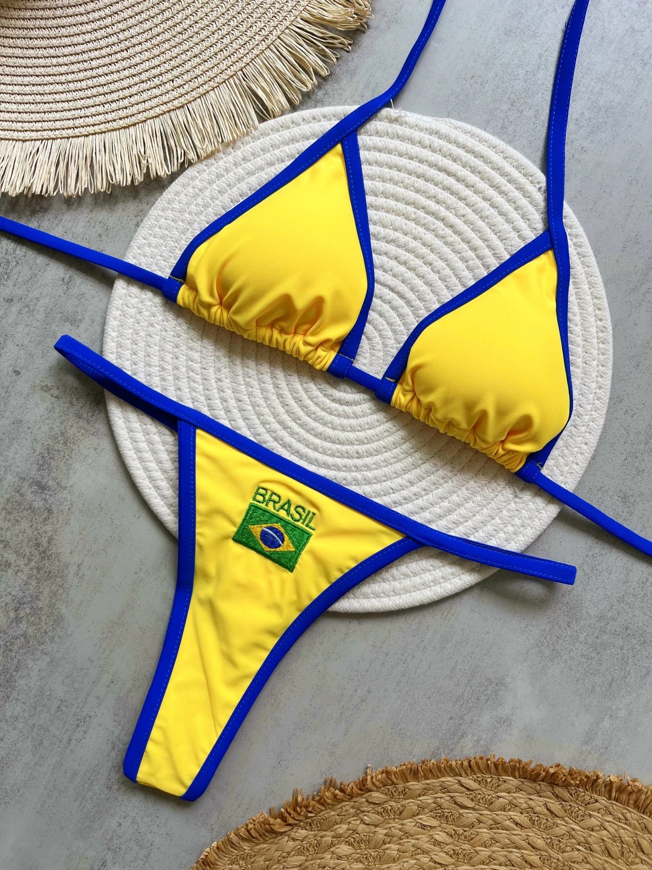 Brazilian Sexy Bikini 2025 | New Mini Halter Thong Set